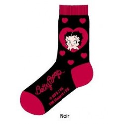 chaussette betty boop noir