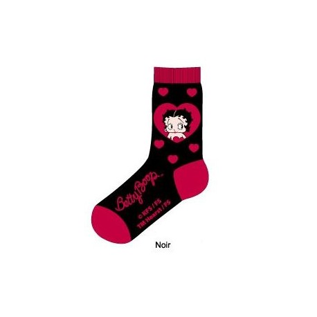 chaussette betty boop noir