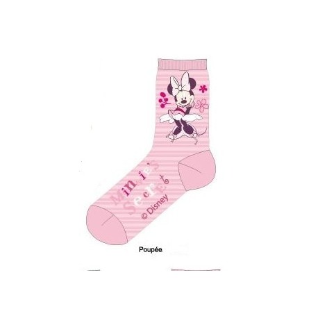 chaussette disney minnie poupée