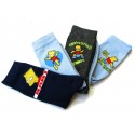 lot 4 paires chaussettes bart simpsons