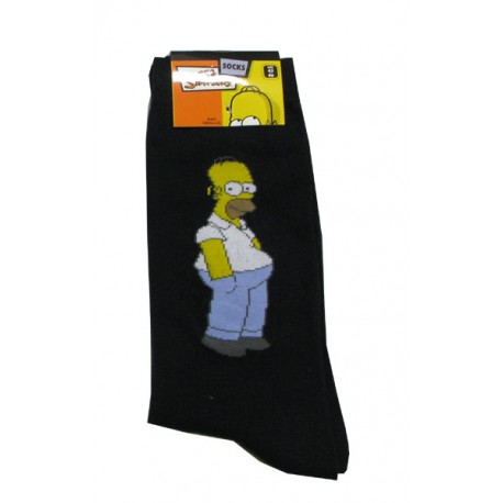 chaussette simpsons : homer glande