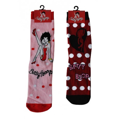 chaussette betty boop : 2 paires