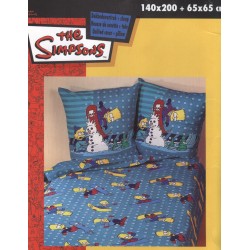 housse de couette les simpsons snow