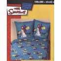 housse de couette les simpsons snow