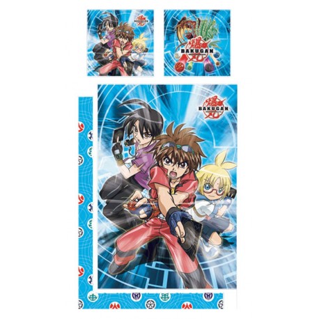 parure de lit bakugan battle brawlers trio