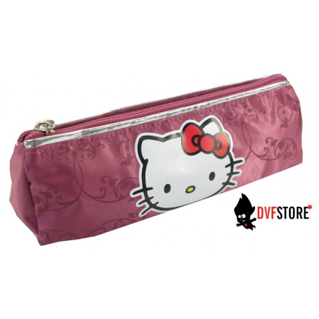 fourre tout hello kitty couture triangle arrondi rose