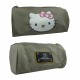 trousse hello kitty fashion gris taupe