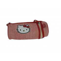 fourre tout hello kitty marin rond rouge