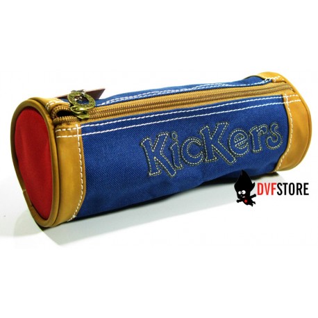 fourre tout kickers authentic rond bleu