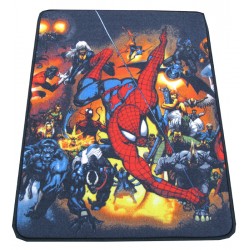 tapis marvel superheroes - déscente de lit 75 x 100 cm