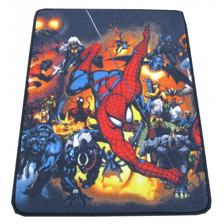 tapis marvel superheroes - déscente de lit 75 x 100 cm