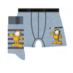 ensemble shorty et chaussettes garfield