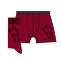 ensemble shorty et chaussettes snoopy