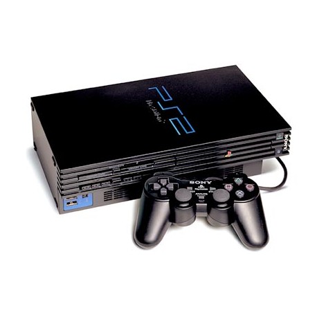 console playstation 2 noire avec manette