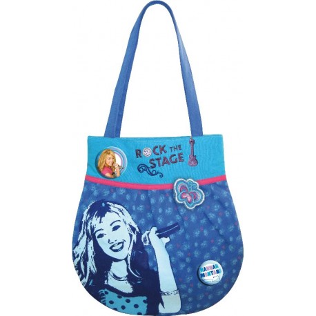 sac shopping hannah montana bleu