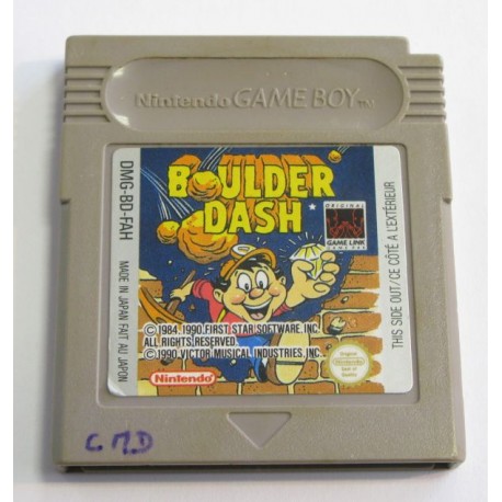 jeux de game boy: boulder dash