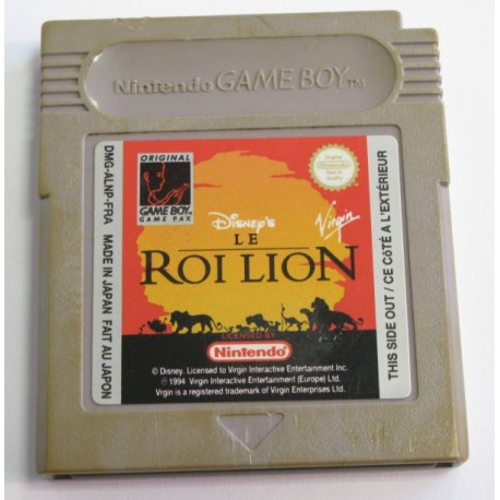 jeux de game boy: le roi lion