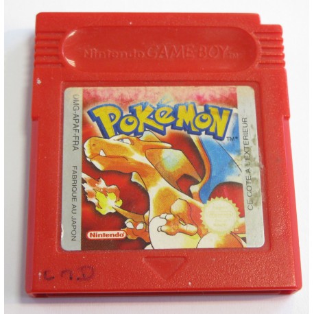 jeux de game boy: pokemon rouge