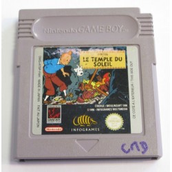 jeux de game boy: tintin et le temple du soleil