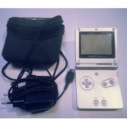 game boy advance sp grise avec pochette