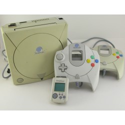 console dreamcast + 2 manettes + vm