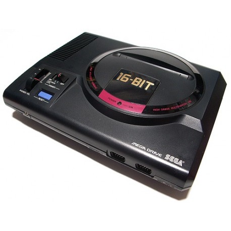 console sega megadrive 16 bit avec 3 manettes