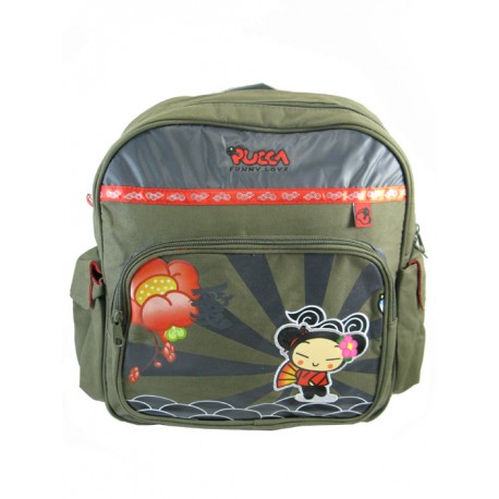 sac a dos voyage pucca kaki