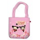 sac shopping pucca rétro rose