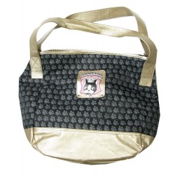 sac shopping rebecca bonbon crown noir