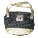 sac shopping rebecca bonbon crown noir