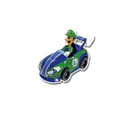 gashapons mario kart wiipull back racers : luigi