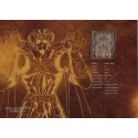 saint seiya - myth cloth plaque collector gemini saga