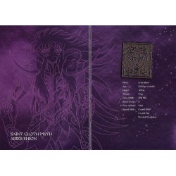 saint seiya - myth cloth plaque collector shion aries