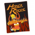 couverture polaire homer simpsons rock