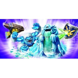 lot de figurines skylanders: empire of ice, sky-iron shield, sla