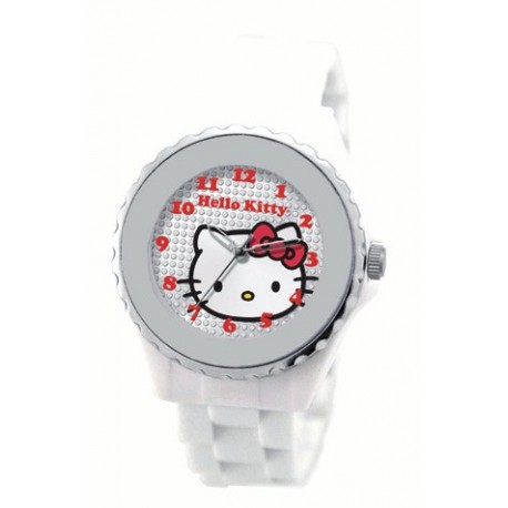 montre analogique hello kitty sport diamant blanc