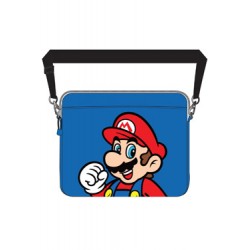 housse pour ordinateur portable nintendo mario bleu