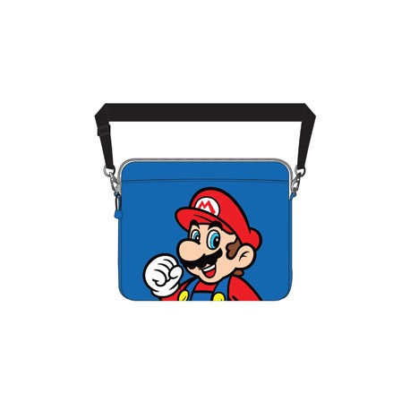 housse pour ordinateur portable nintendo mario bleu