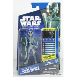 figurine star wars the clone wars: mandalorian police officer