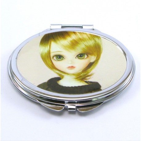 miroir de poche doll kawai