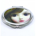 miroir de poche doll kawai