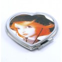 miroir de poche coeur doll kawai