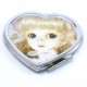 miroir de poche doll coeur kawai