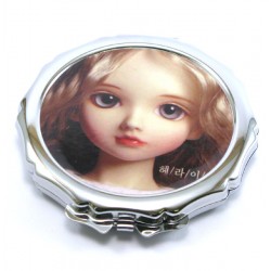 miroir de poche doll kawai