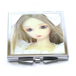 miroir de poche doll kawai