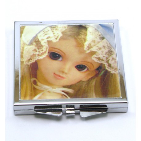 miroir de poche doll kawai