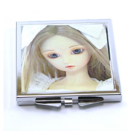 miroir de poche doll kawai