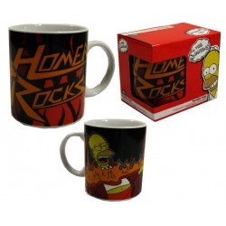 mug homer rock the simpsons