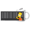 mug les simpsons bart : je dois finir ce que j'ai commencé