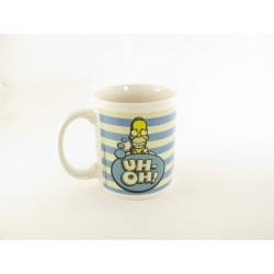mug les simpsons : uh oh bleu